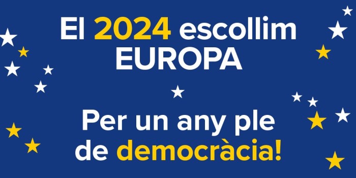 The Fundació Catalunya Europa wishes you happy holidays and a 2024 with more Europe, peace and democracy