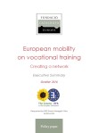 European mobility on vocational training: Creating a network