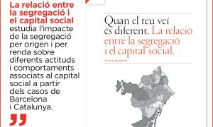 Presentació de l'estudi de Toni Rodon sobre la relació entre la segregació i el capital social