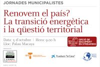 Do we renew the country? The energy transition and the territorial question