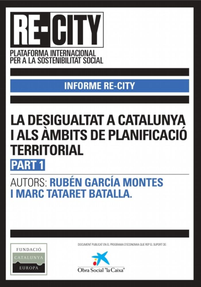 La desigualtat a Catalunya i als àmbits de planificació territorial (Part 1)