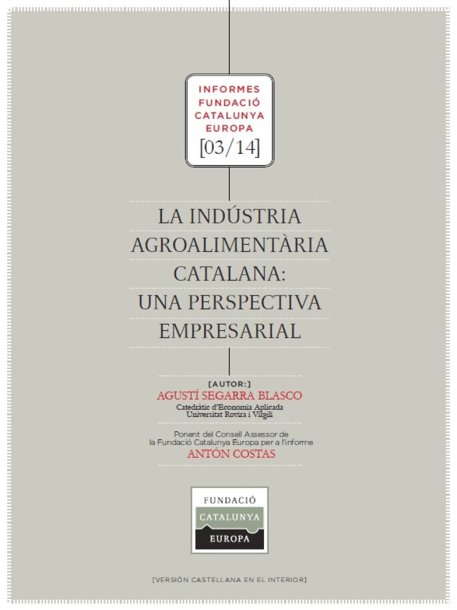 La indústria agroalimentària catalana, una perspectiva empresarial
