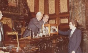 40è aniversari de larribada de Pasqual Maragall com a alcalde a lAjuntament de Barcelona.