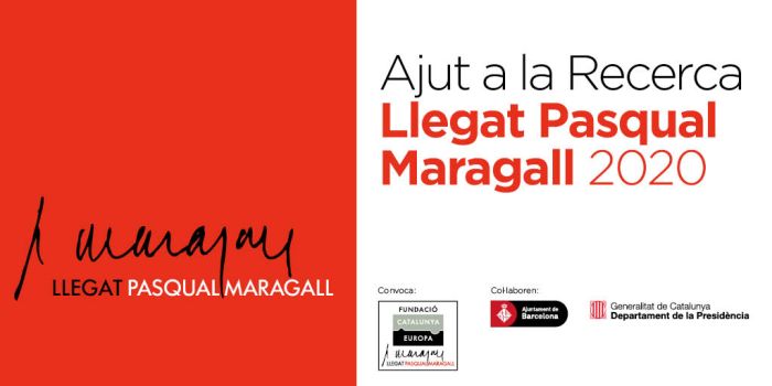 The research grant call Llegat Pasqual Maragall 2020 is now open