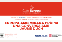 Cafè Europa: Europe through one's own eyes: conversation with Jaume Duch