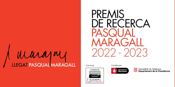 Last days for the presentation of works to the Pasqual Maragall Research Awards 2022-2023
