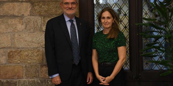 El nou conseller Jaume Duch rep la Fundació Catalunya Europa a la Generalitat de Catalunya
