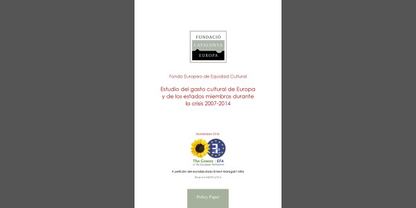 Estudio del gasto cultural de Europa y de los estados miembros durante la crisis 2007-2014	