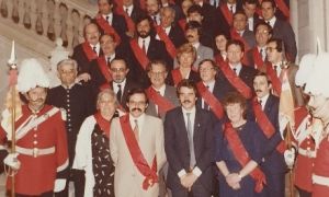 40è aniversari de larribada de Pasqual Maragall com a alcalde a lAjuntament de Barcelona.