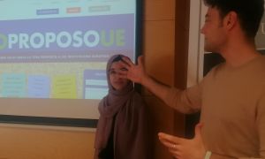 Presentació de la campanya #JoProposoUE per acostar Europa, fomentar el debat i la participació dels joves