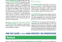 La Fundació Catalunya Europa impulsa una campanya perquè els ajuntaments tinguin regidories d'Europa