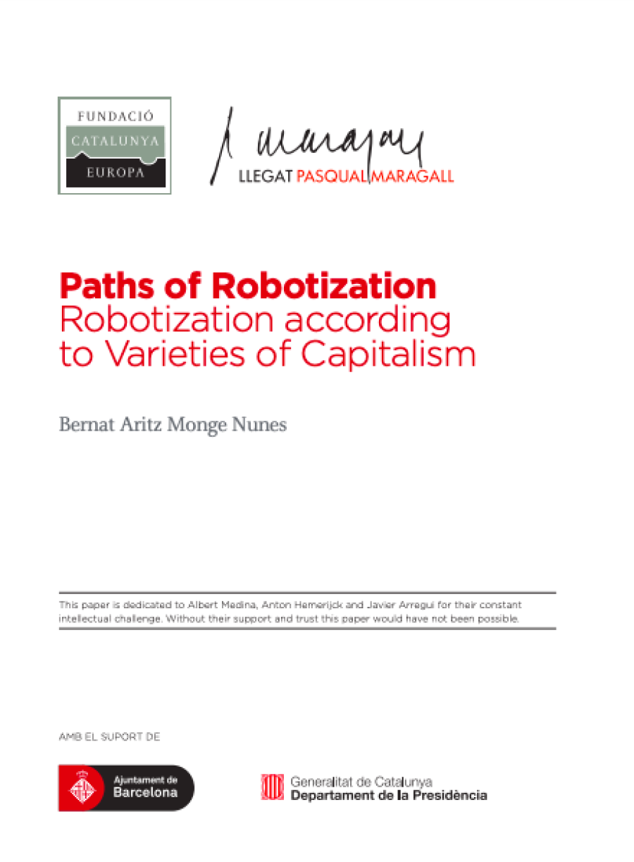 Camino a la robotización: La robotización según las variedades del capitalismo
