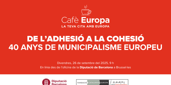 Cafè Europa online des de Brussel·les: 40 anys de municipalisme europeu