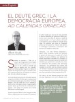 Greek debt and European democracy, ad calendas graecas