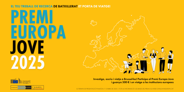 Convocatòria oberta | Premi Europa Jove 2025