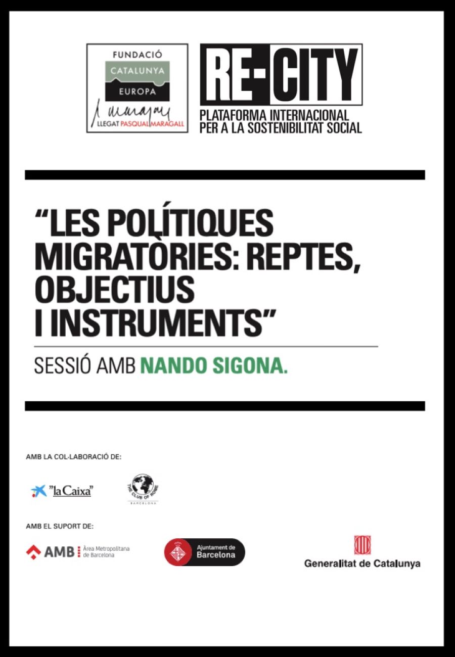 Les polítiques migratòries: Reptes, objectius i instruments. Nando Sigona