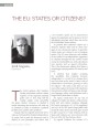 La UE. Estados o ciudadanos?